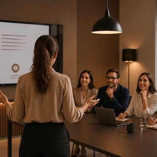 Guía para mejorar tu oratoria y hablar en público sin nervios en presentaciones laborales